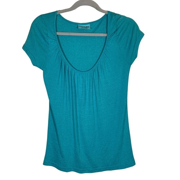 Michael Stars Teal The Original Tee, Size One Size Fits Most - Picture 1 of 3